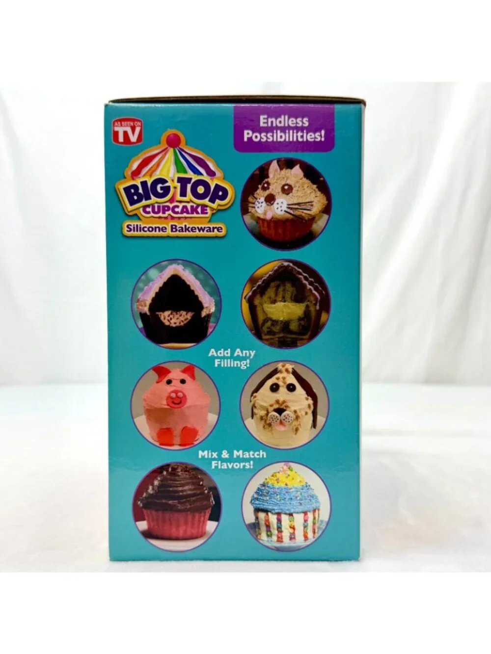 Big Top Cupcake Silicone Bakeware As Seen on TV Giant Cupcake Mold